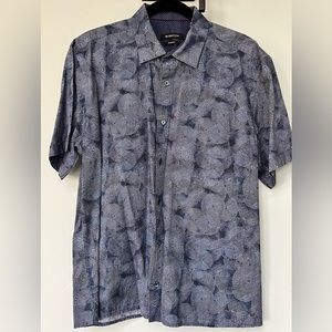 Bugatchi Luxury Shirt Sleeve Print Shirt | L